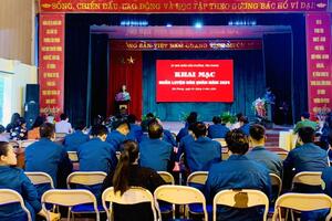 Phường Tân Phong khai mạc huấn luyện dân quân năm 2024