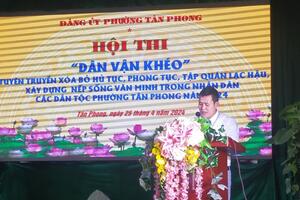 Hội thi dân vận khéo phường Tân Phong năm 2024