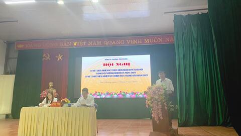 Đảng ủy phường Tân Phong tổ chức Hội nghị sơ kết giữa nhiệm kỳ thực hiện Nghị quyết Đại hội Đảng bộ phường nhiệm kỳ 2020 -2025