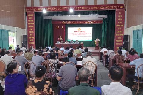 Hội nghị tiếp xúc cử tri phường Tân Phong
